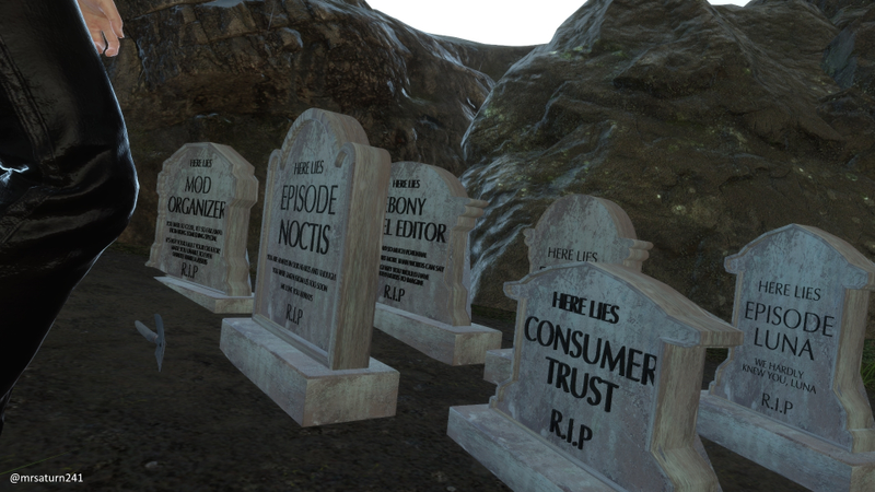 Illustration for article titled The Death Of Final Fantasy XV DLC Memorialized In ModÂ